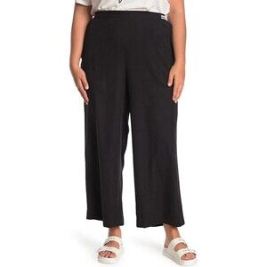 DR2 Daniel Rainn Women's Elastic Waist Pull On Pants In Black Plus Size 3X